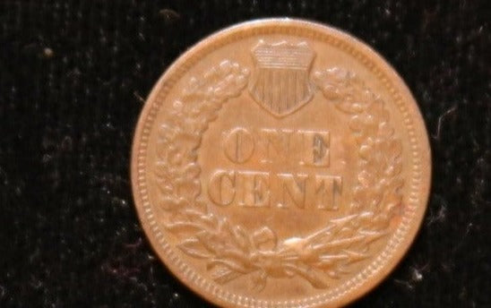 1869 Small Cent Indian Head, Nice Coin XF details. Store #242547