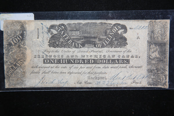 1840 Obsolete Currency, Store #092096