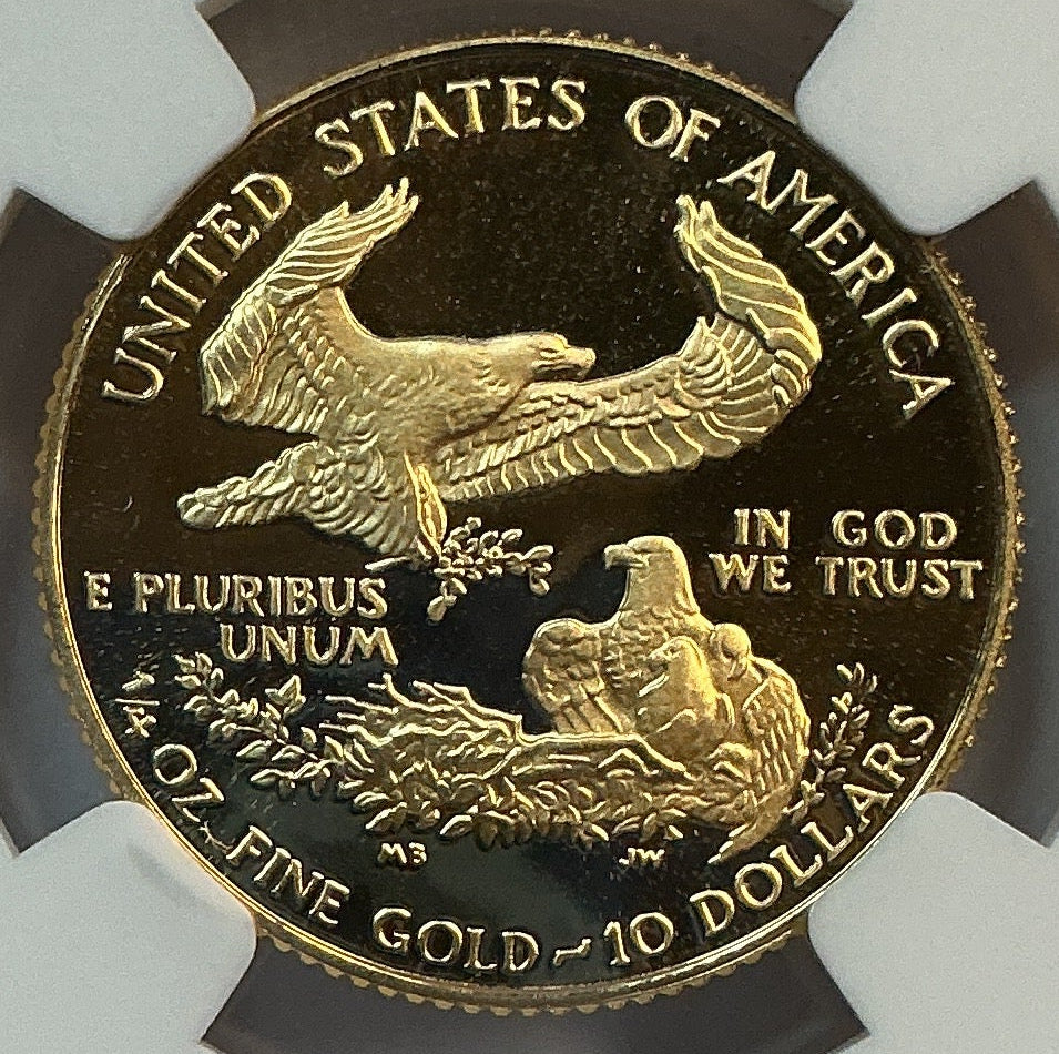 1988-P $10, Proof Gold American Eagle Coin, 1/4 OZT, NGC PF 70, Store #GMC275