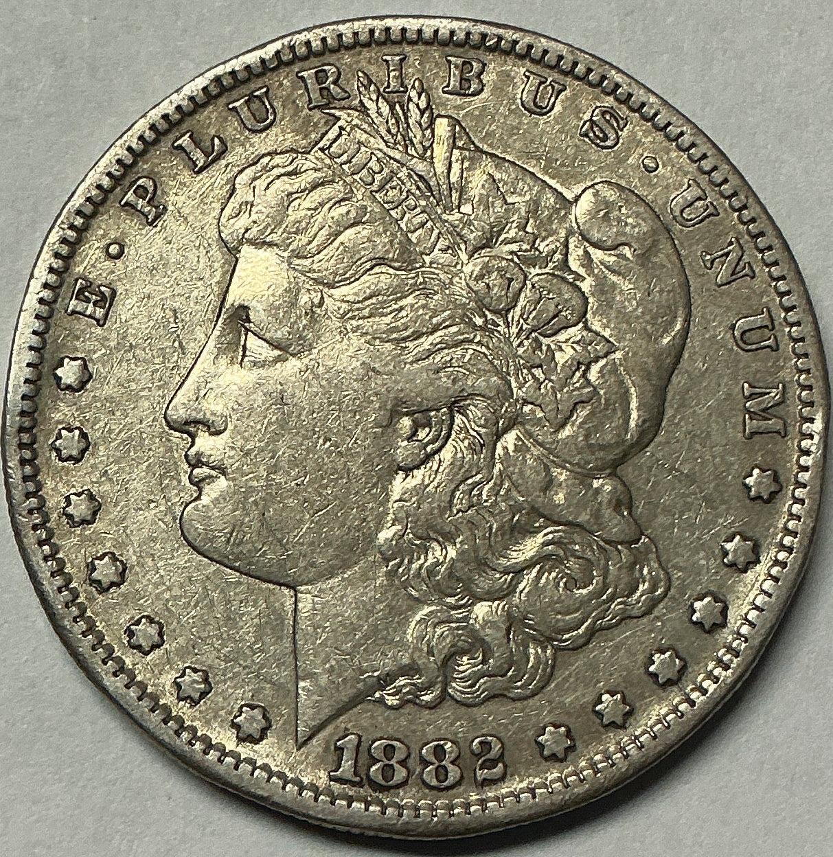 1882-S Morgan Dollar, Extra Fine Circulated Coin, Store #DR1568