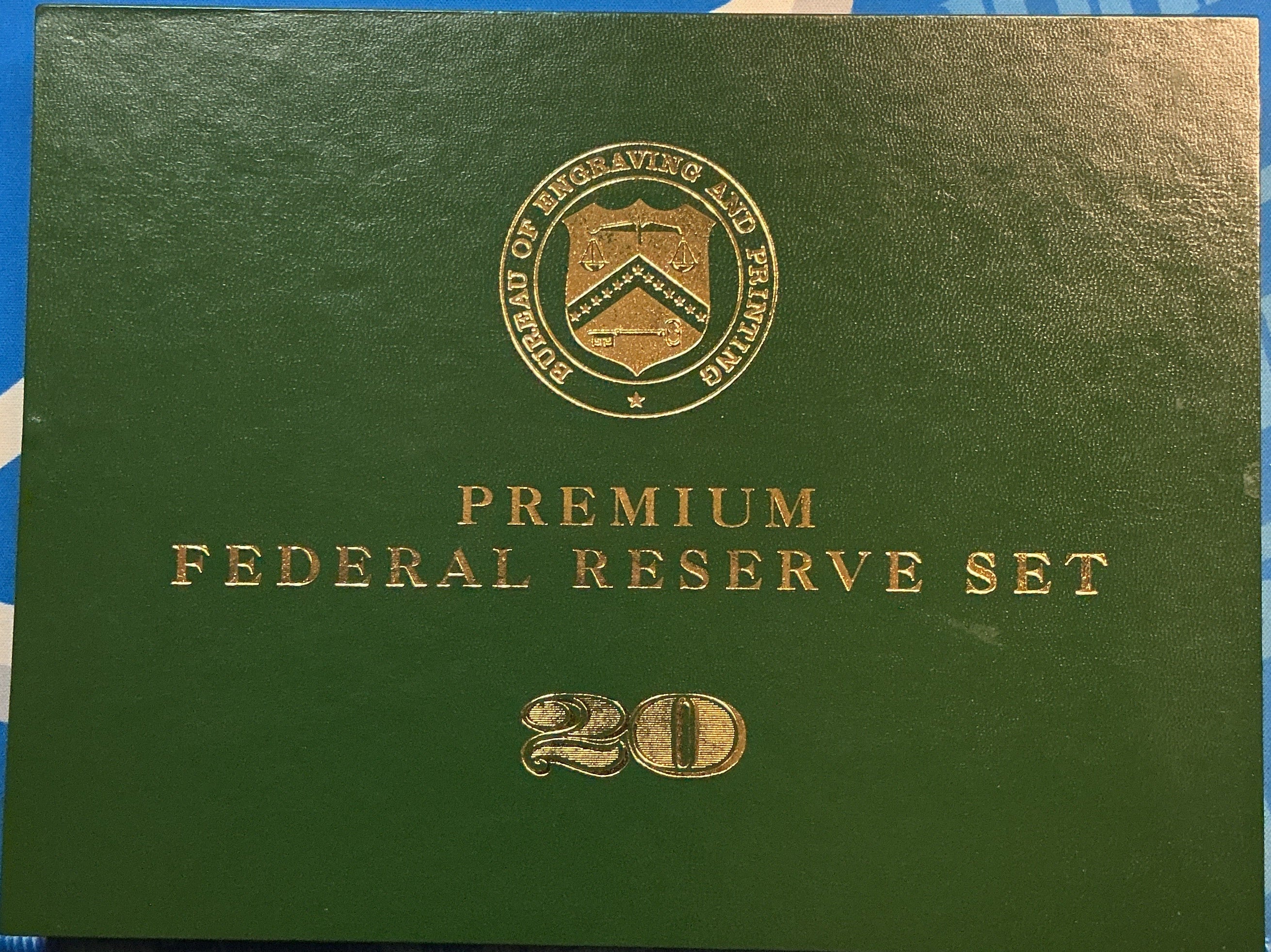 1996 Premium Federal Reserve Set, Serial #567, $20 Notes, #FRN013