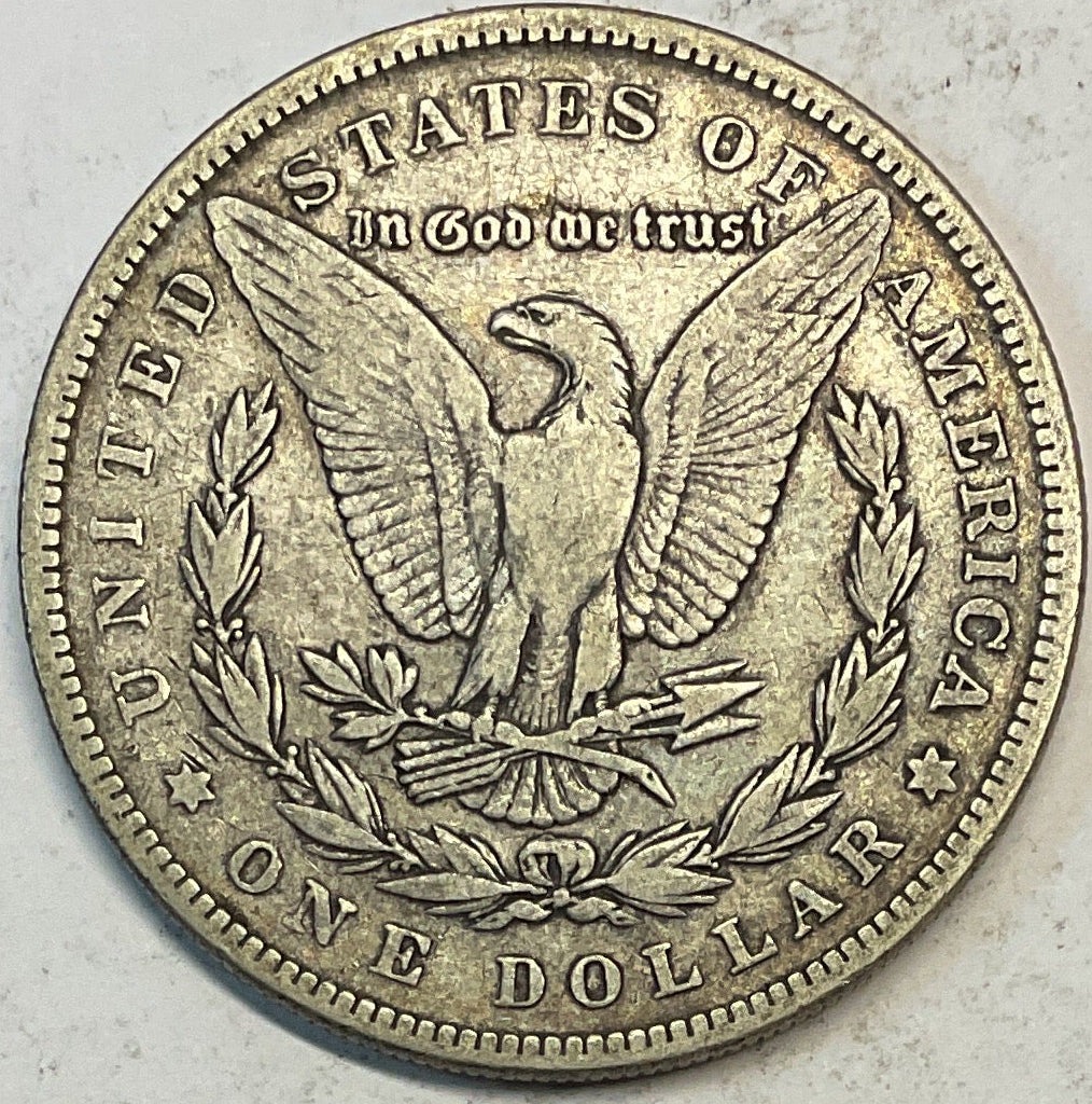 1884 Morgan Silver Dollar, Fine Circulated Coin, Store #DR0887