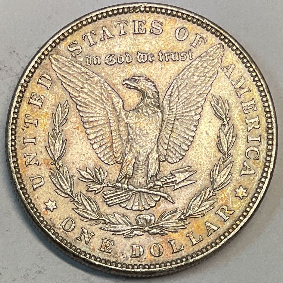 1886 Morgan Silver Dollar, Extra Fine Plus, Circulated Coin, Store #DR0892