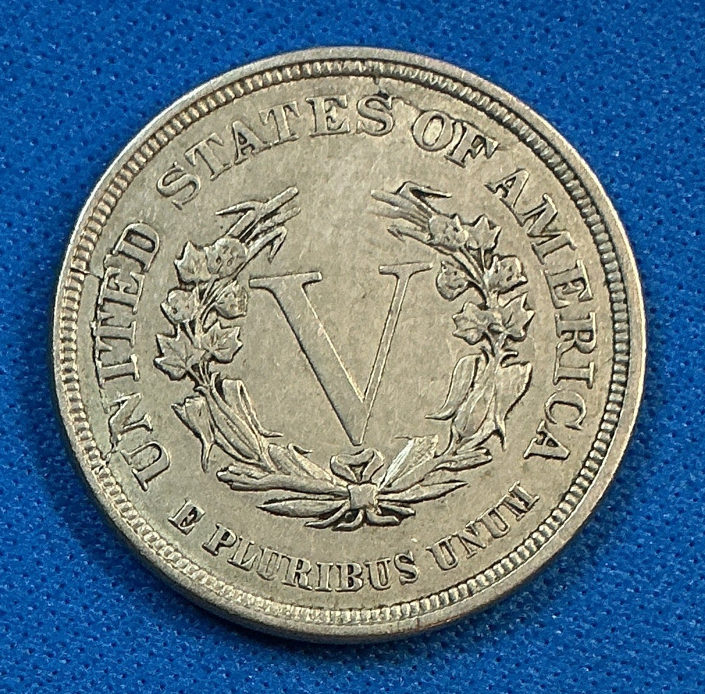 1883 Liberty Nickel, About Uncirculated Coin, Store #NL0124