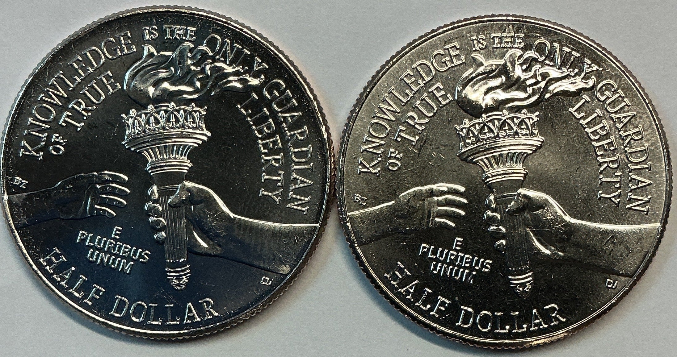 2026-D and P Liberty Half Dollar. Modern Half. Gem Uncirculated.