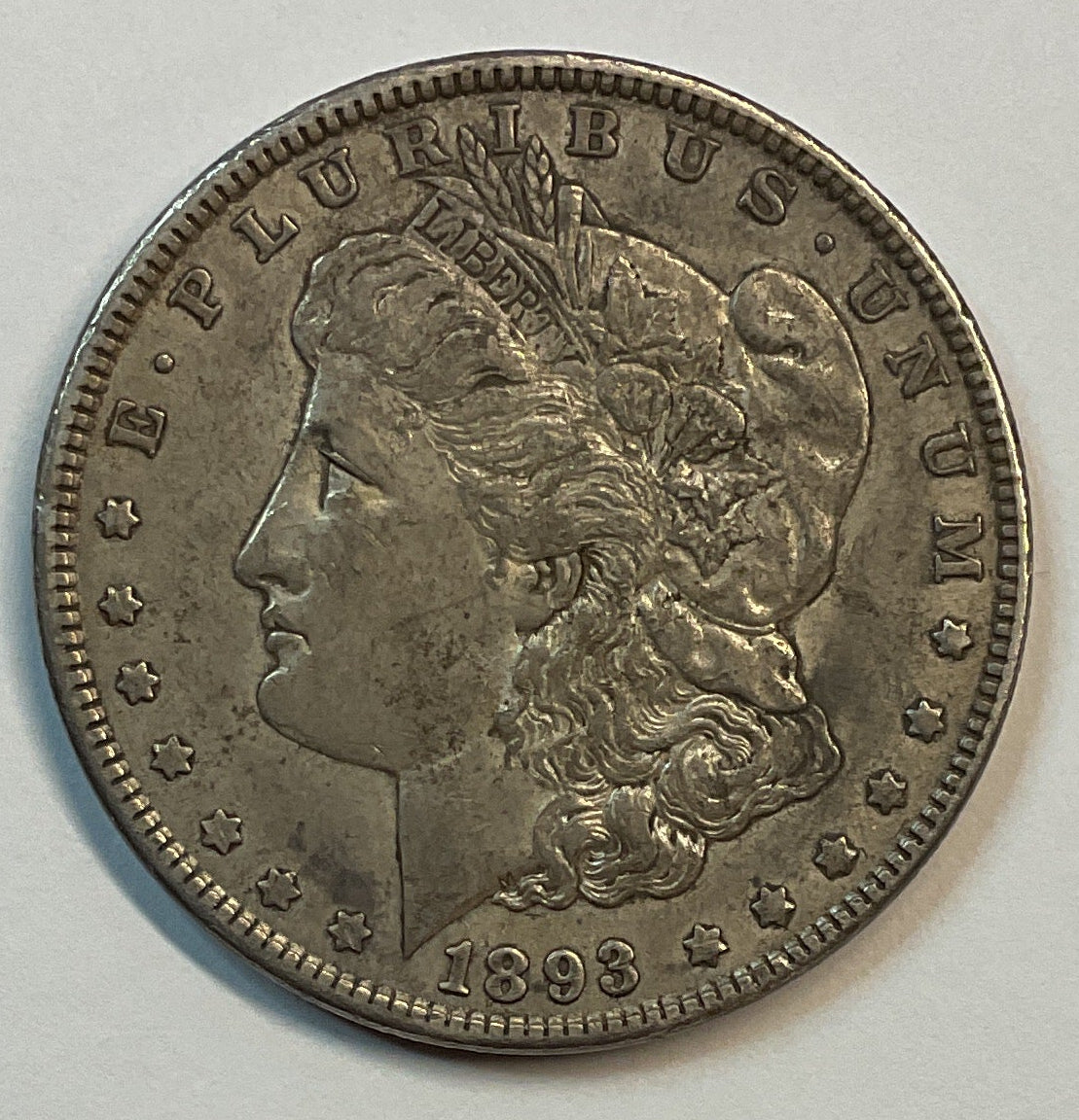 1893 Morgan Dollar, Extra Fine Circulated Coin, Store #DR0182