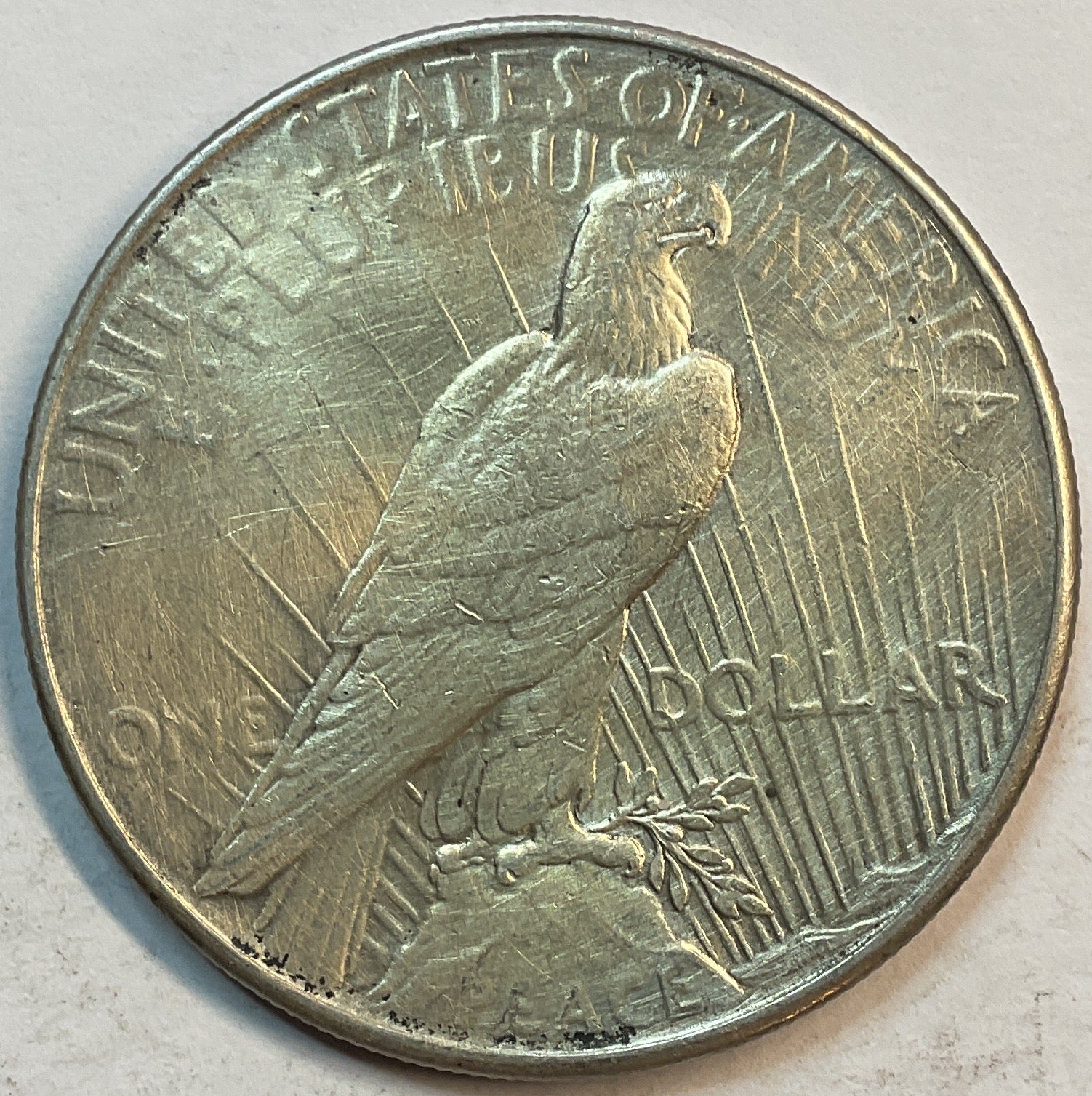 1934 Peace Silver Dollar, Uncirculated Coin, Store Sale #DR0357