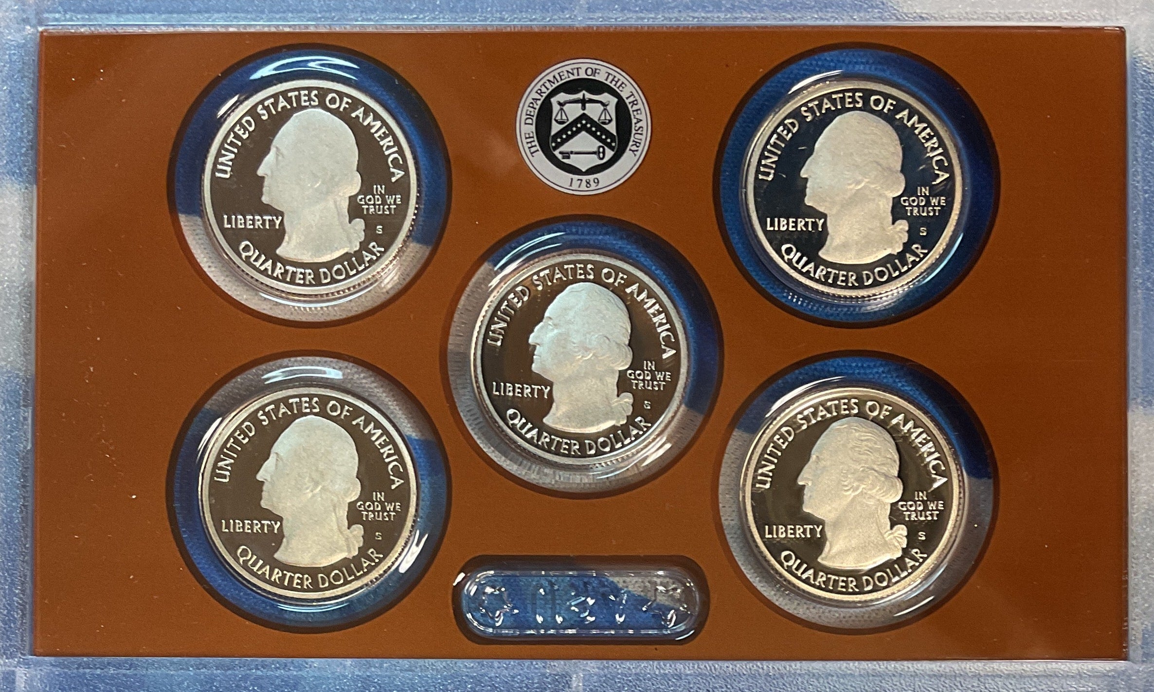 2016 U.S. Mint America the Beautiful Quarters Proof Set, in Original Government Packaging