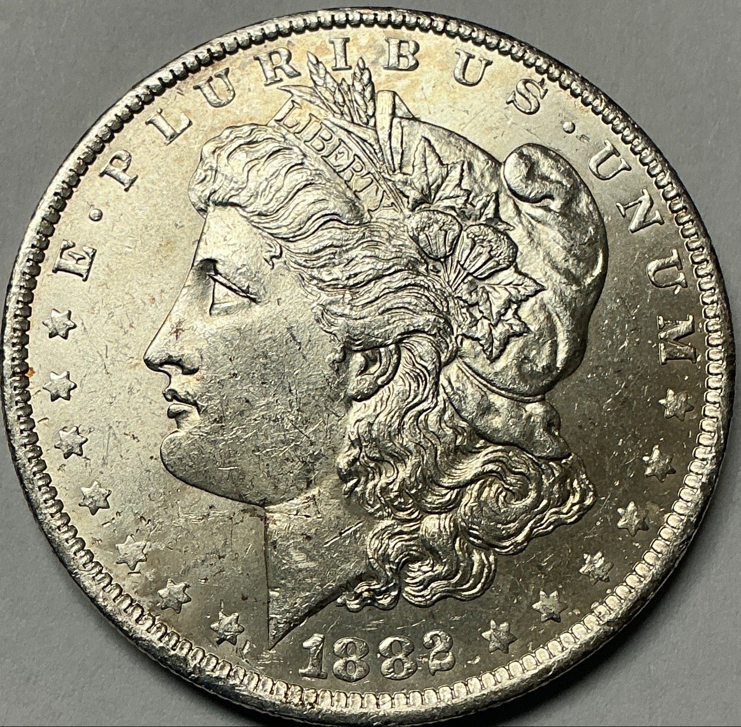 1882-O Morgan Dollar, Mint State Uncirculated Coin, Store #DR1567