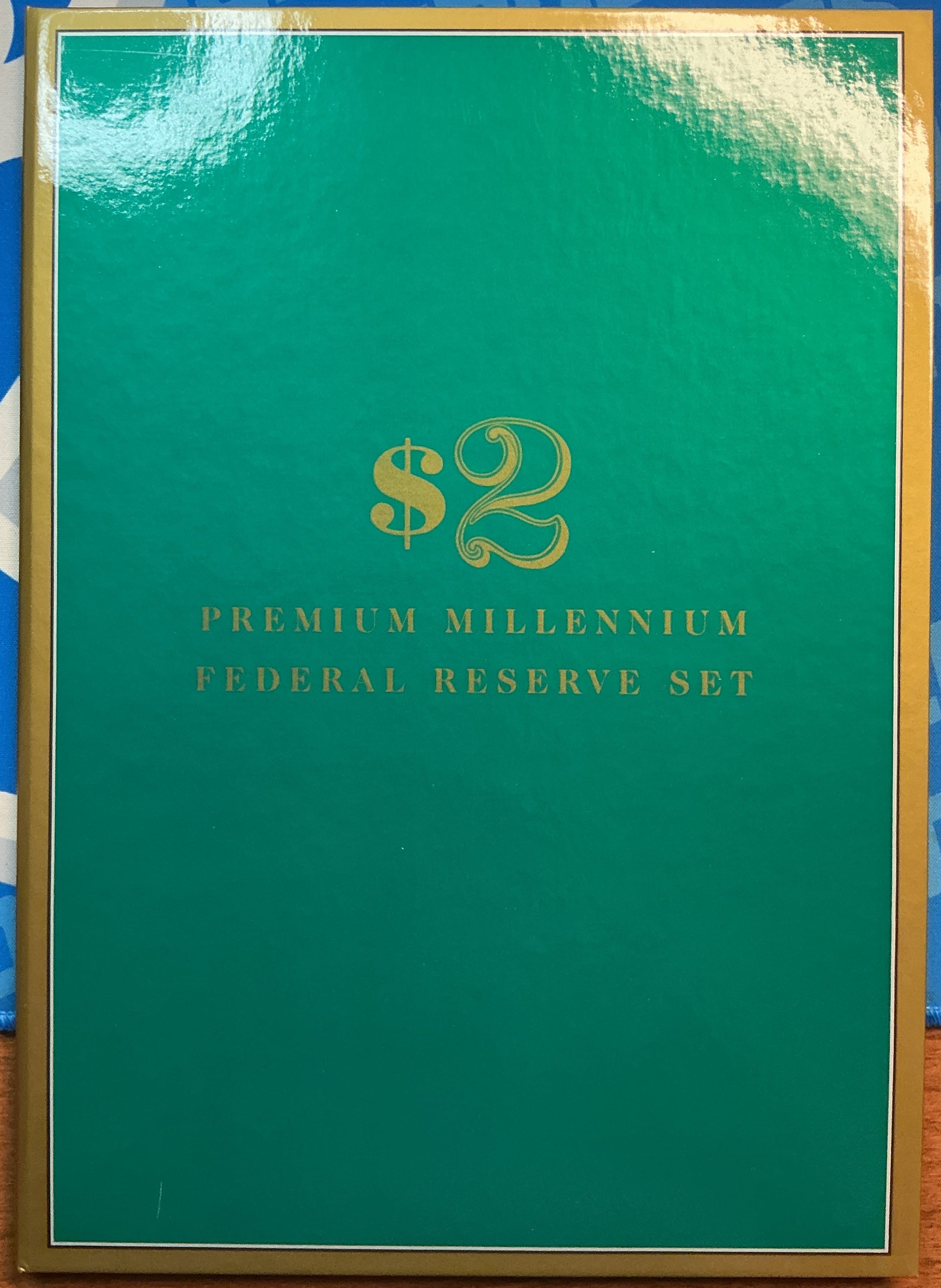 1995 Premium Millennium Federal Reserve Set, $2 Notes, Rare Star, #0820, #FRN003.