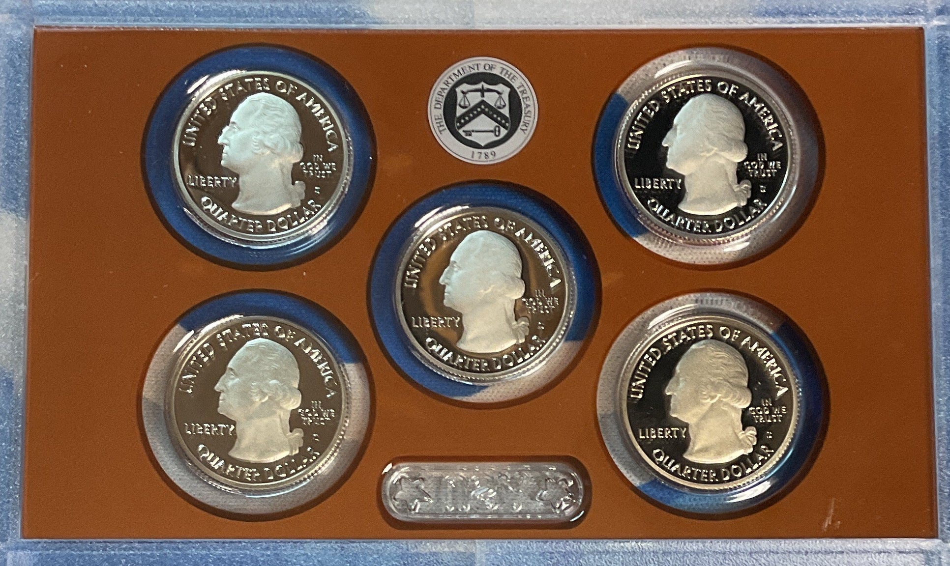 2018 U.S. Mint America the Beautiful Quarters Proof Set, in Original Government Packaging