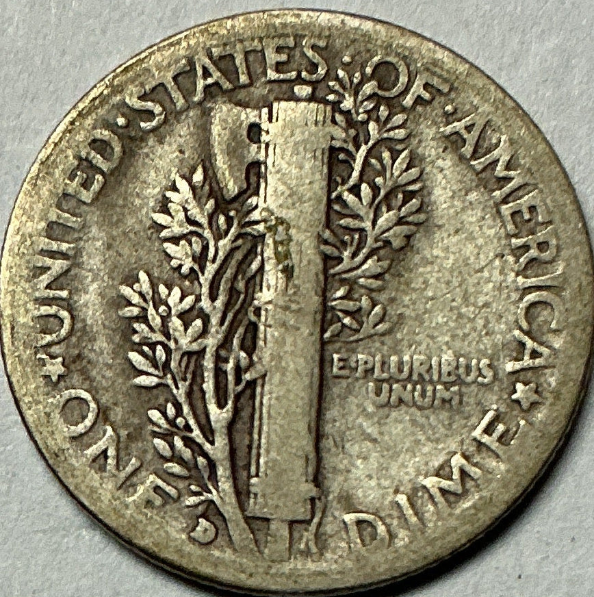 1934-D Mercury Dime, Fine Circulated Coin, Store #DE0989