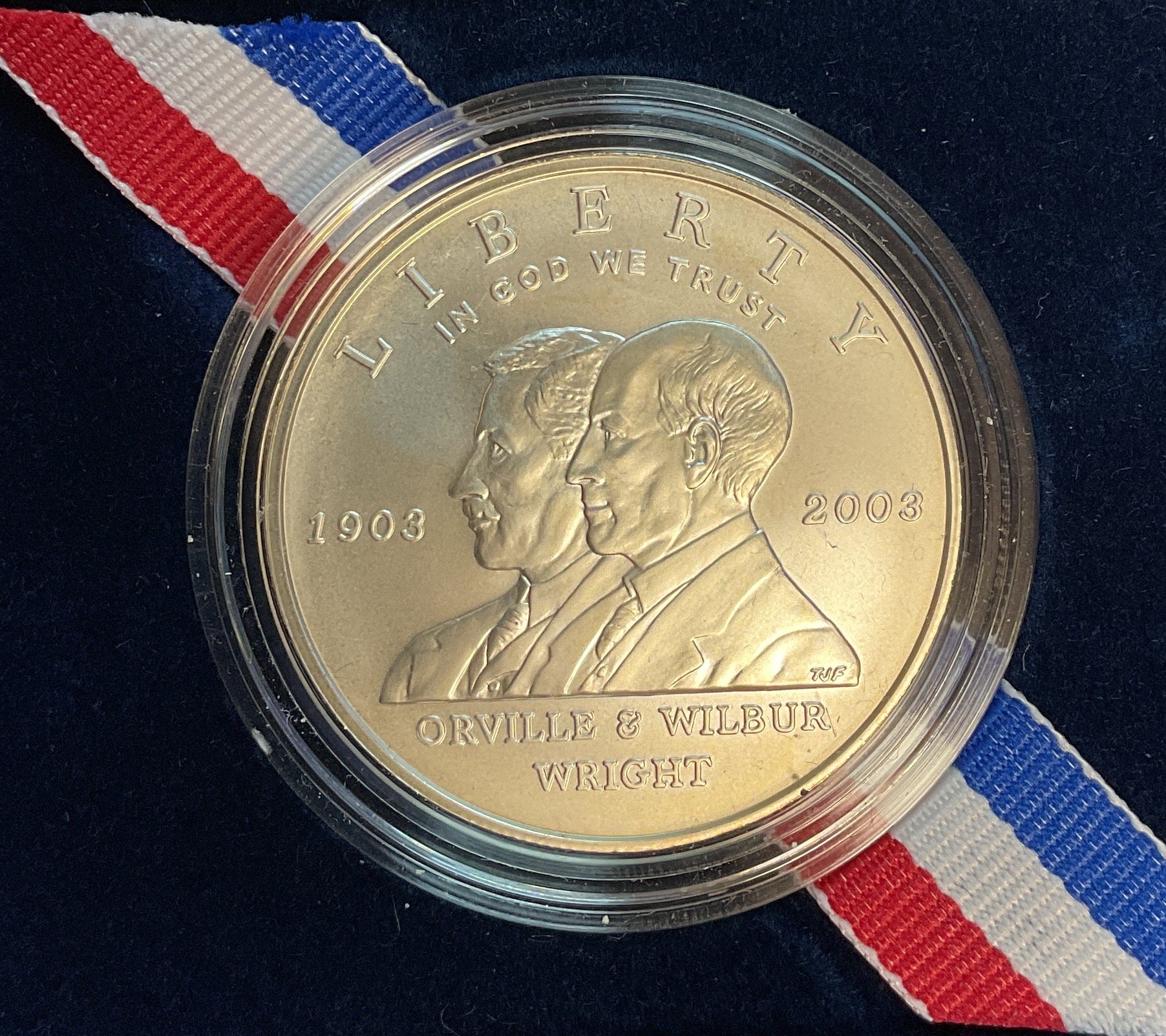 2003 First Flight Centennial Commemorative Silver Dollar, #GMC283