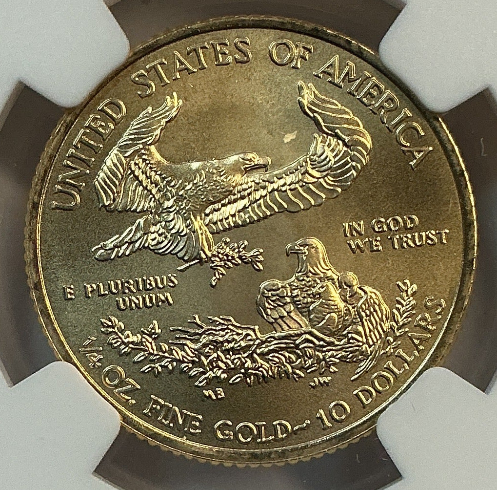 2020 $10, Proof Gold American Eagle Coin, 1/4 OZT, NGC MS 70, Store #GMC276