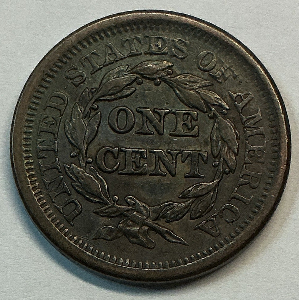 1851 Large Cent, Extra Fine Early Date Copper Cent. Available online or in store. #CT1405