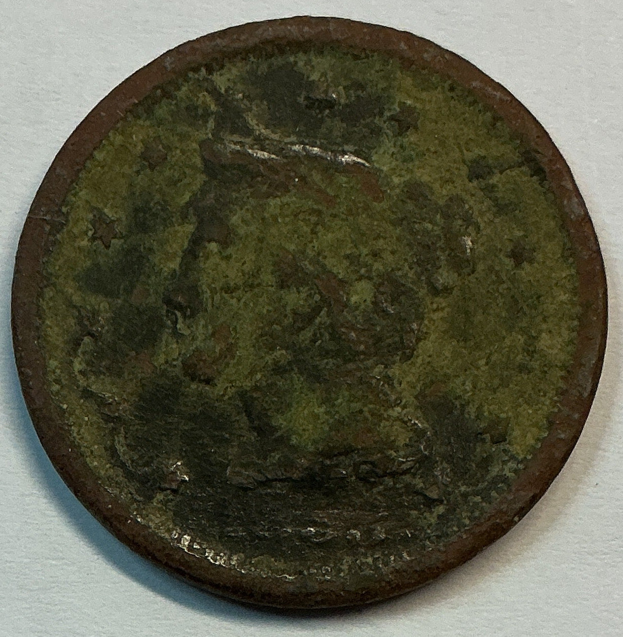 1853 Liberty Head Large Cent. Affordable Collectible Coin. Store #CT1424