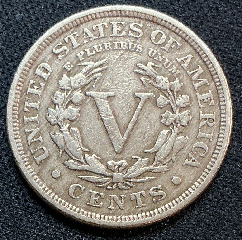 1911 Liberty Nickel, Fine Circulated Coin, Store #NL912