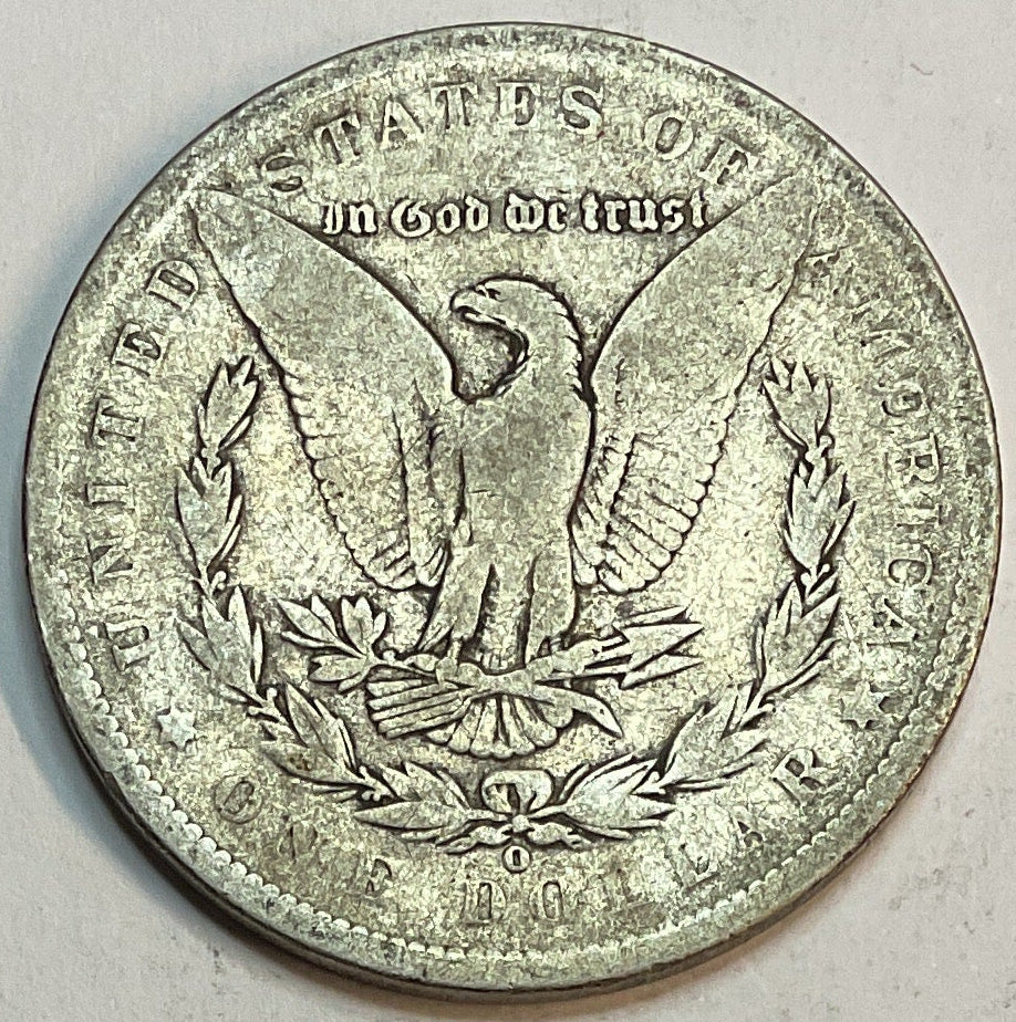 1891-O Morgan Silver Dollar, Gooe Circulated Coin, Store #DR0904
