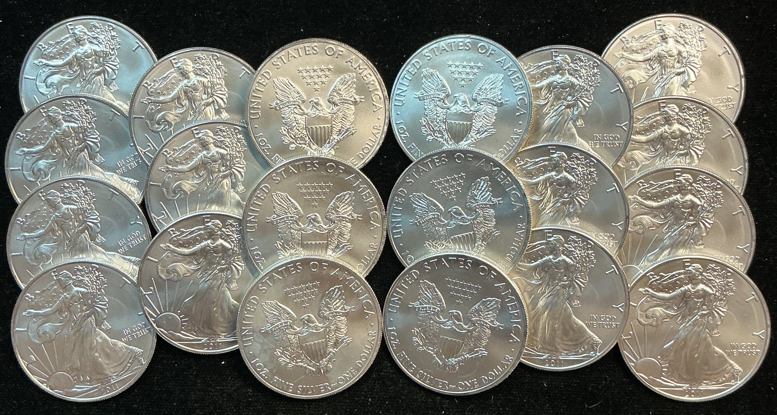 2011 American Silver Eagle Rolls. Store #SR032