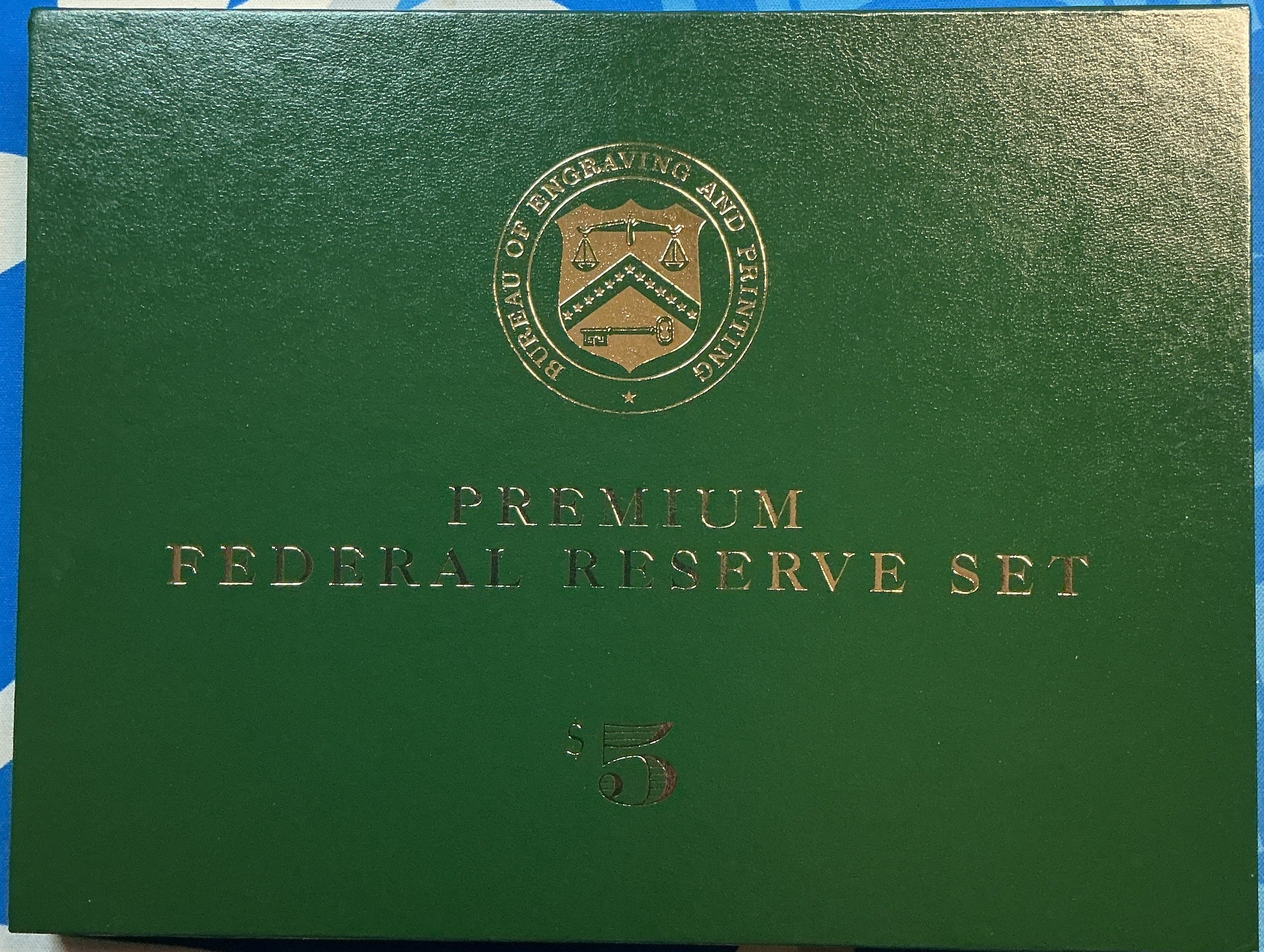1999 Premium Federal Reserve Set, Serial #193,-$5 Notes, #FRN012