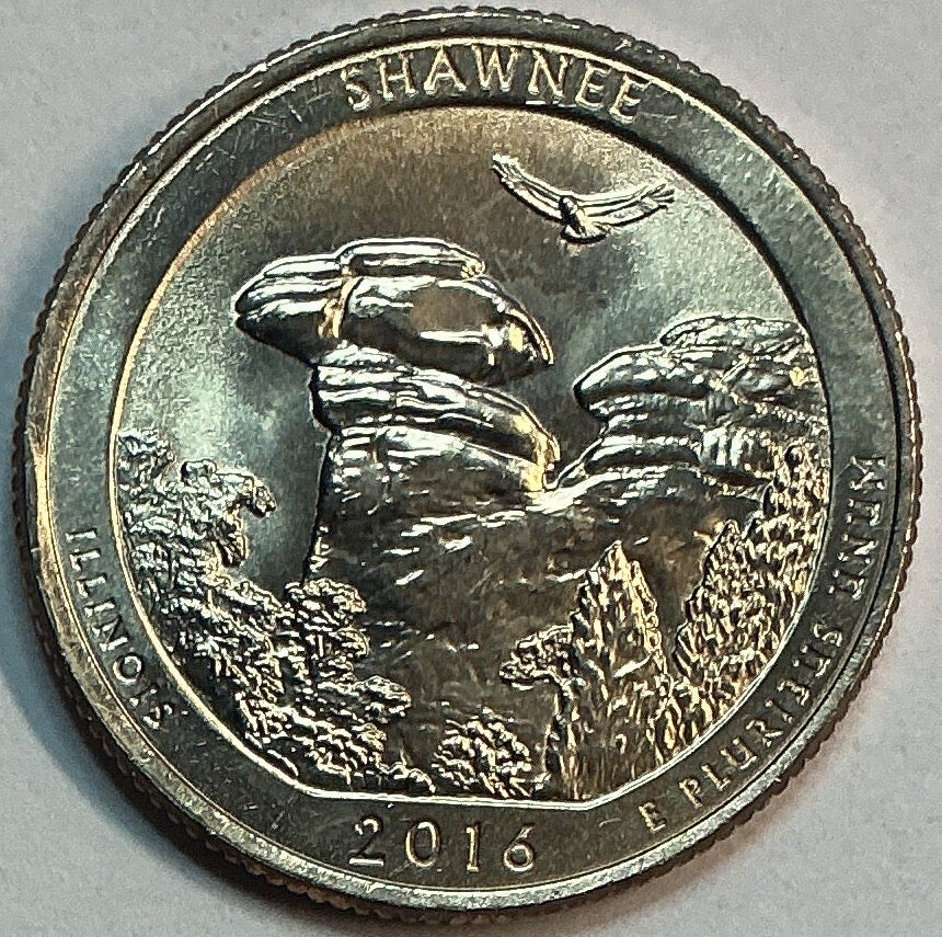 2016-P Uncirculated, Shawnee National Forest, Illinois, Washington Quarter