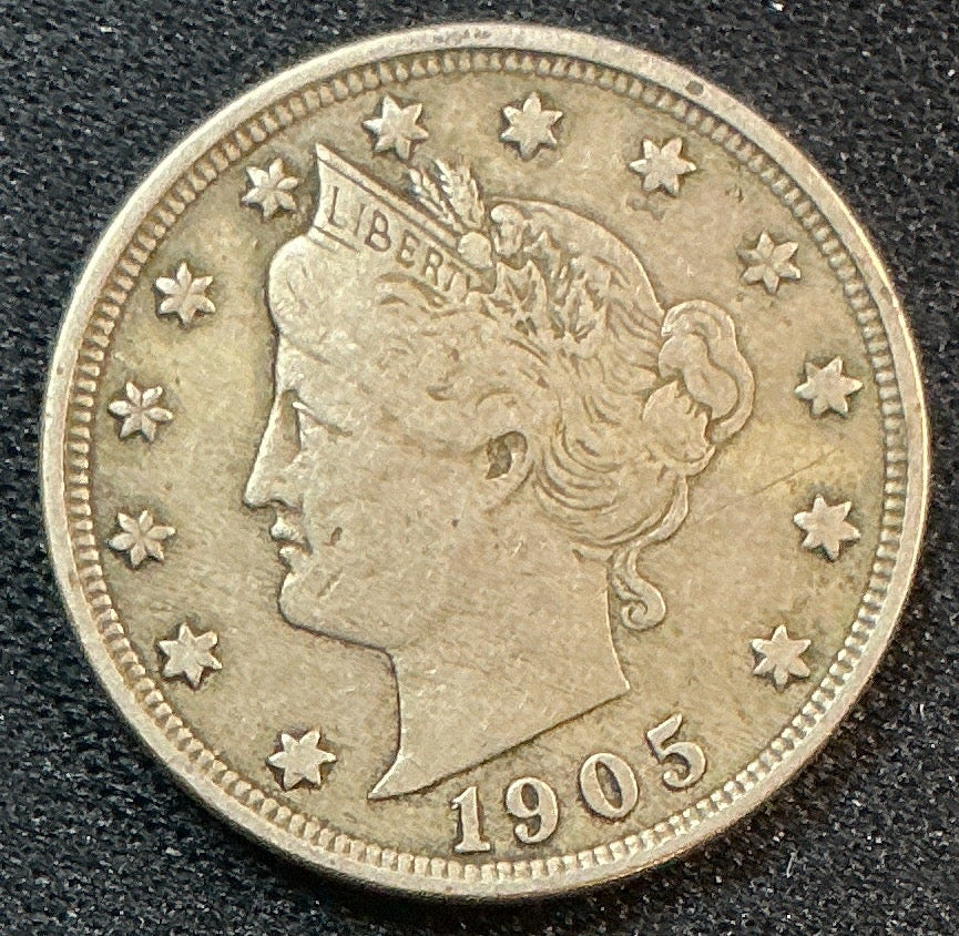 1905 Liberty Nickel, Very Fine Circulated Coin, Store #NL895