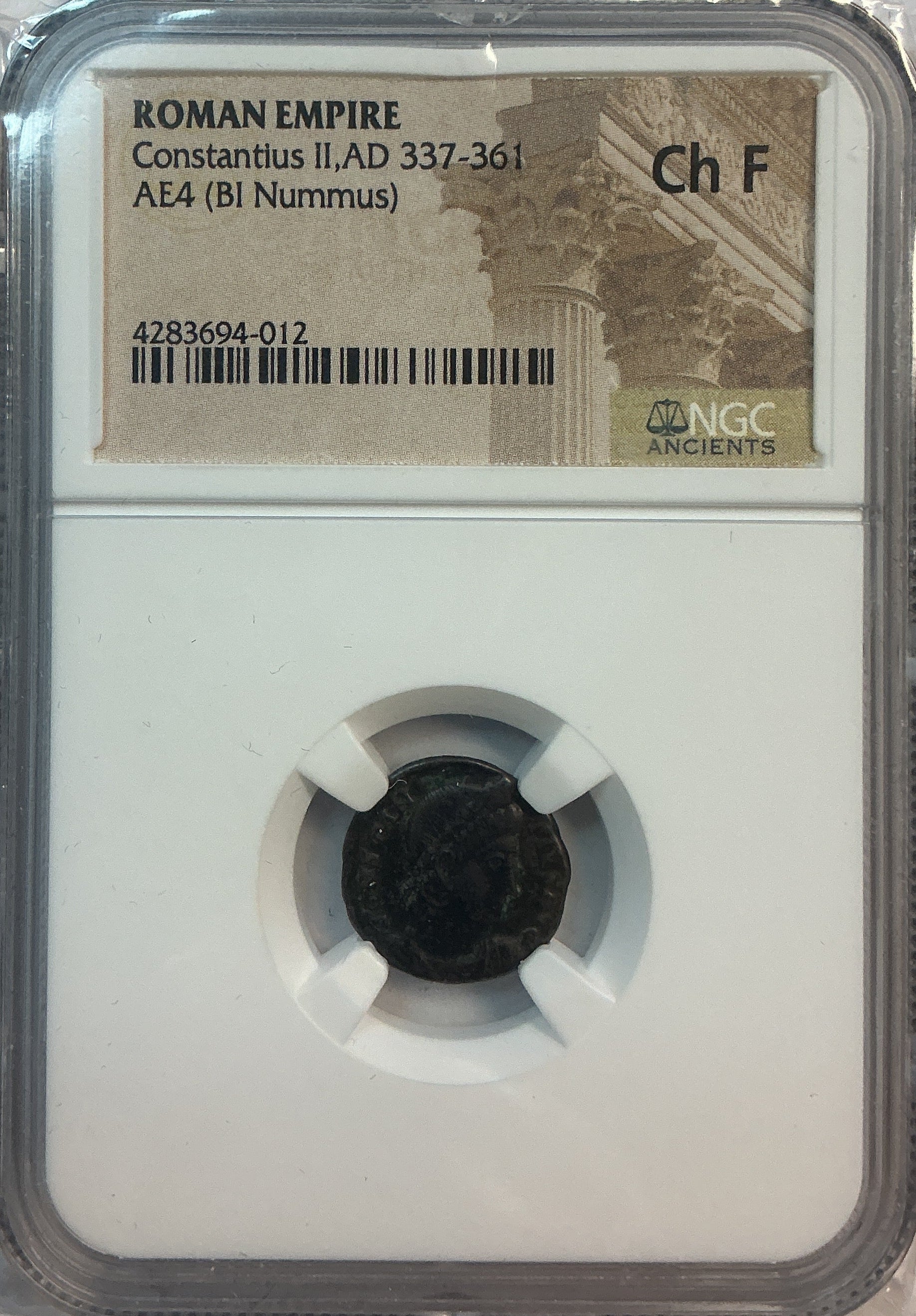 Roman Empire, Constantius II, A.D. 337-361, NGC Certified, Store# AT0026