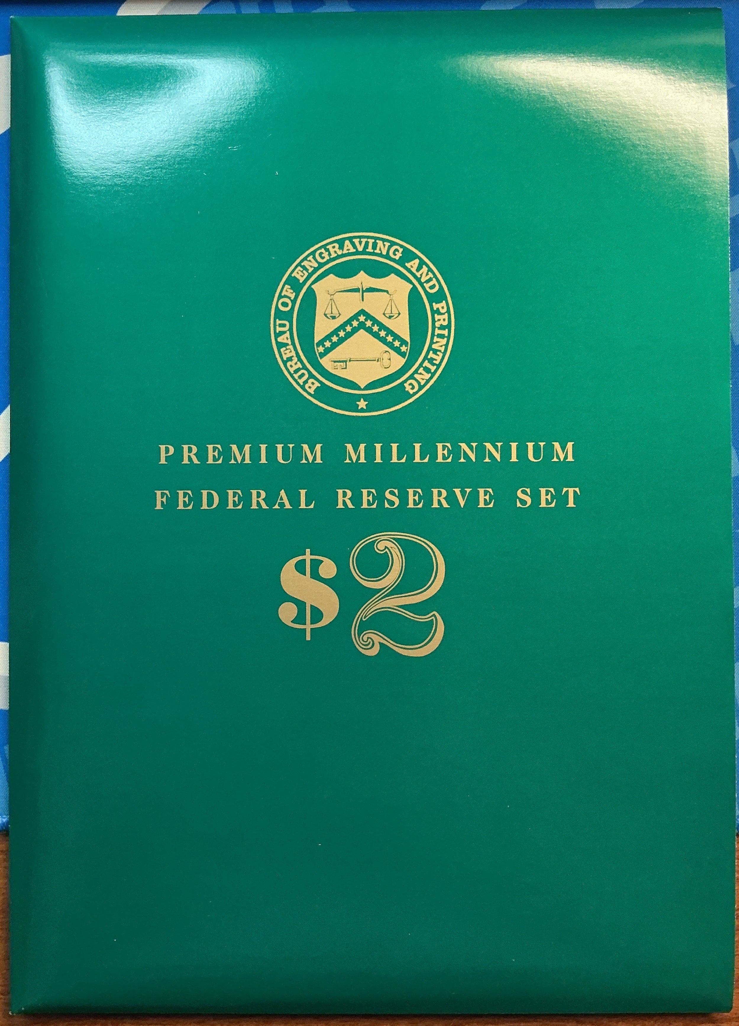 1995 Premium Millennium Federal Reserve Set, $2 Notes, Rare Star, #0820, #FRN003.