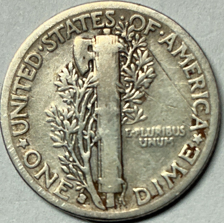 1931-S Mercury Dime, Fine Circulated Coin, Store #DE0983