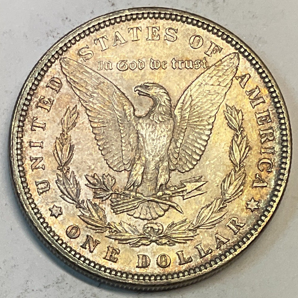 1885 Morgan Dollar, About Uncirculated+, Coin, Store #DR0890
