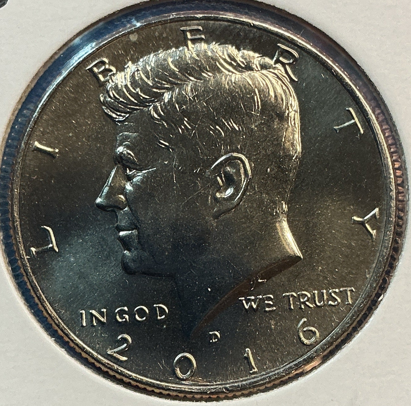 2016-D Kennedy Half Dollar. Modern Half. Gem UN-Circulated. Store #HR1843