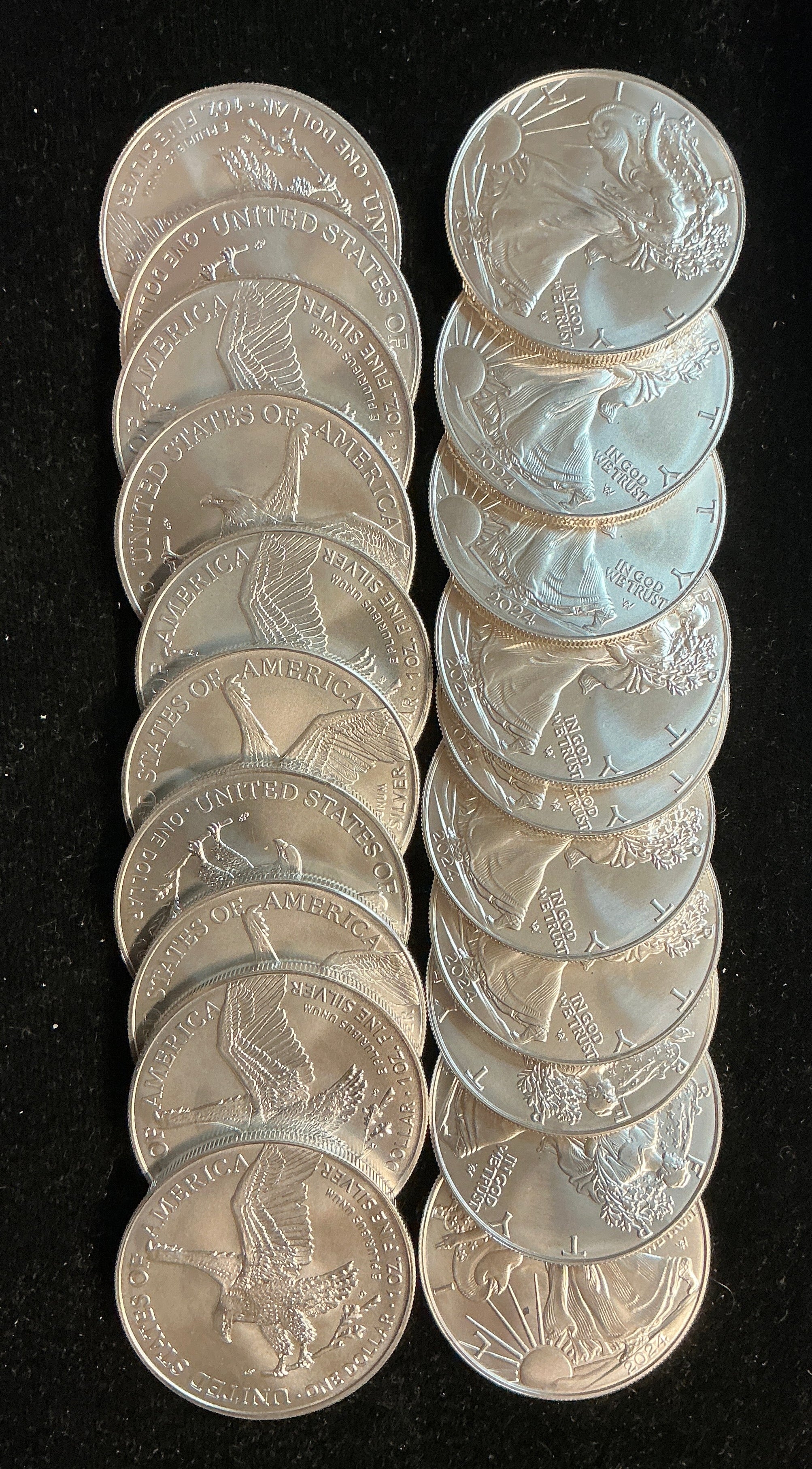 2024 American Silver Eagle Rolls. Store #SR019