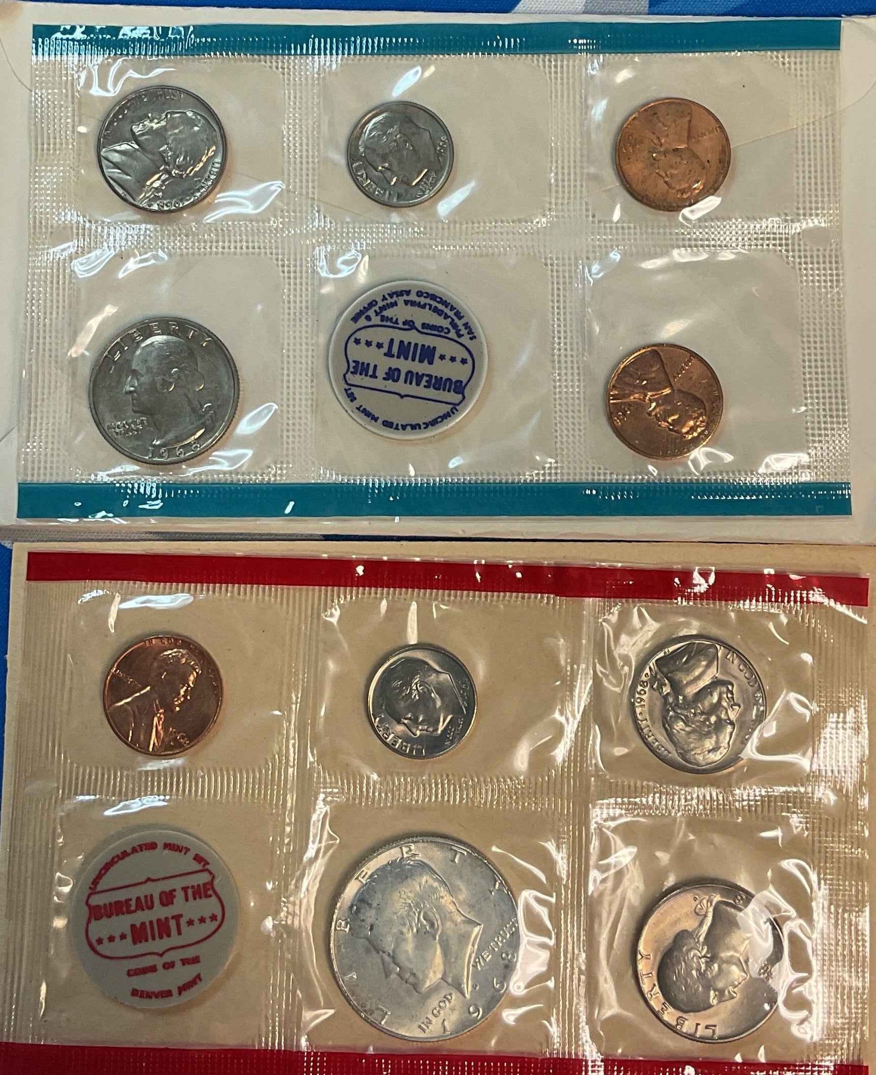 1968 United States Uncirculated 10-Coin Mint Set