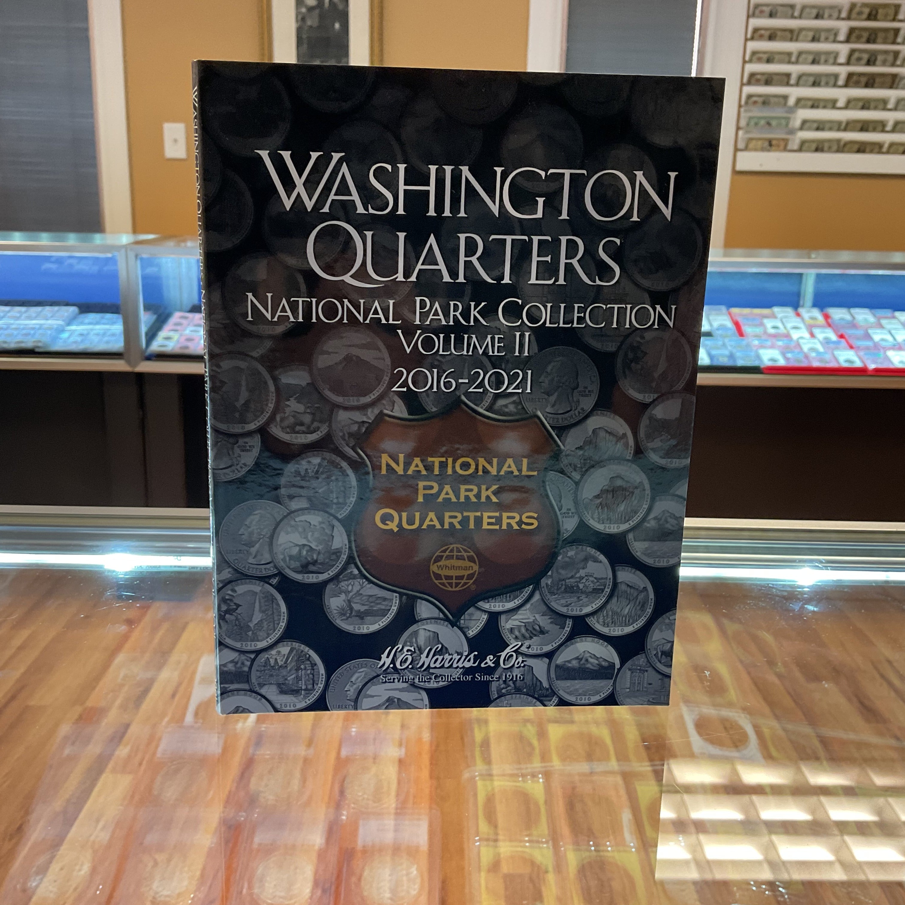 Washington Quarters, National Park Collection, Harris Coin Folder, Volume Two, Collections 2016-2021
