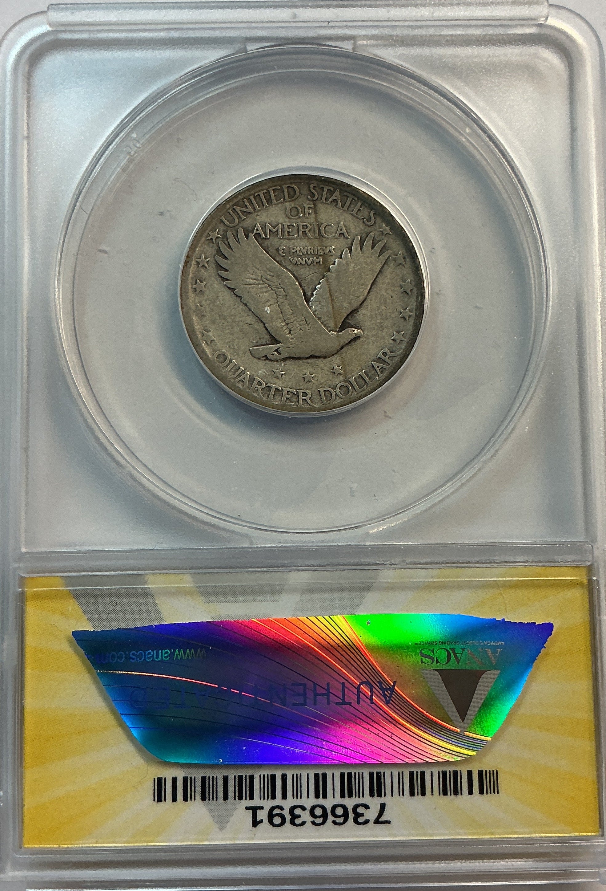 1926 Standing Liberty Quarter, ANACS VG-8, Store #QR1623