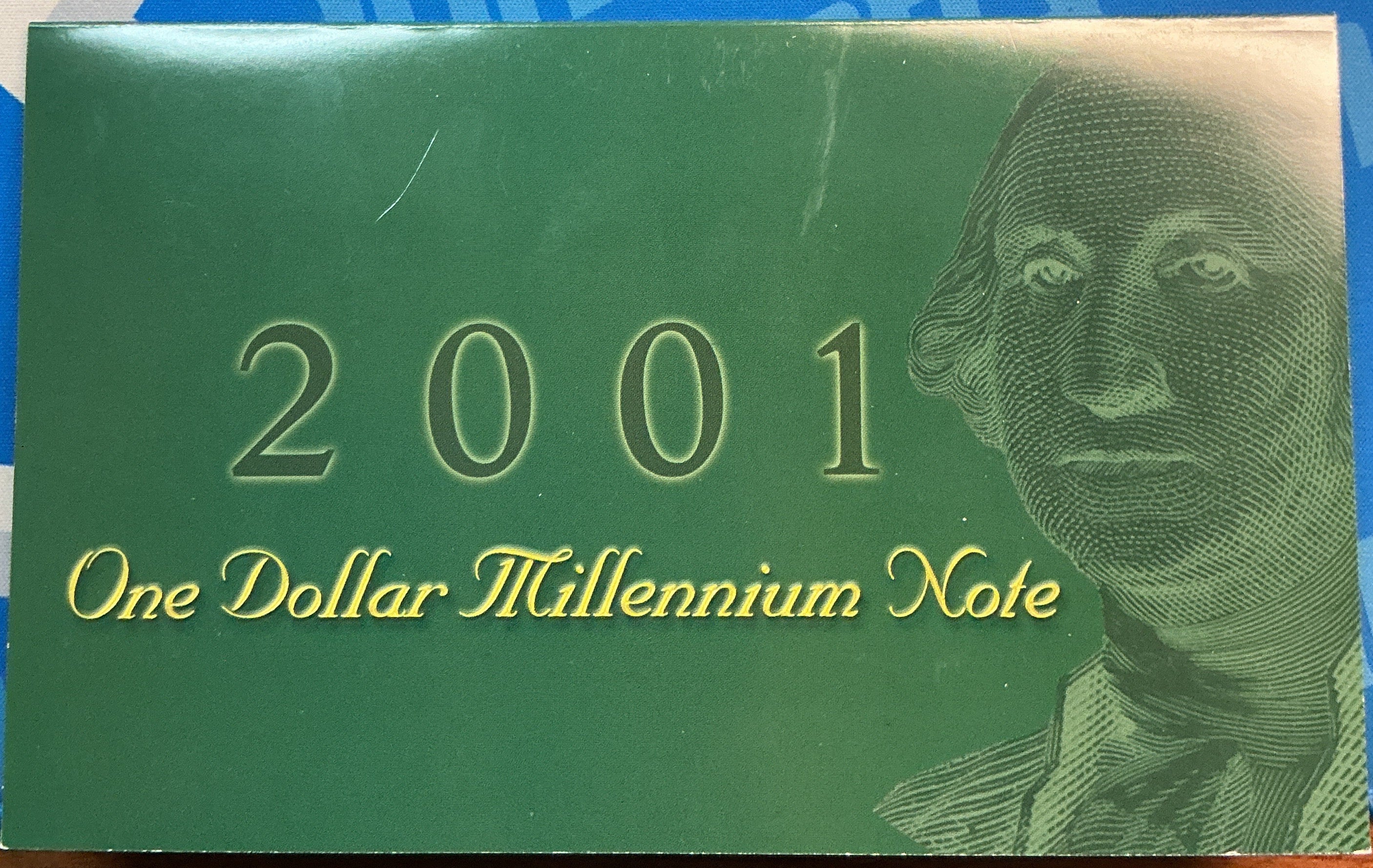 2001 $1 Millennium Note, 1999 Series, F.R.N., Store #FRN034
