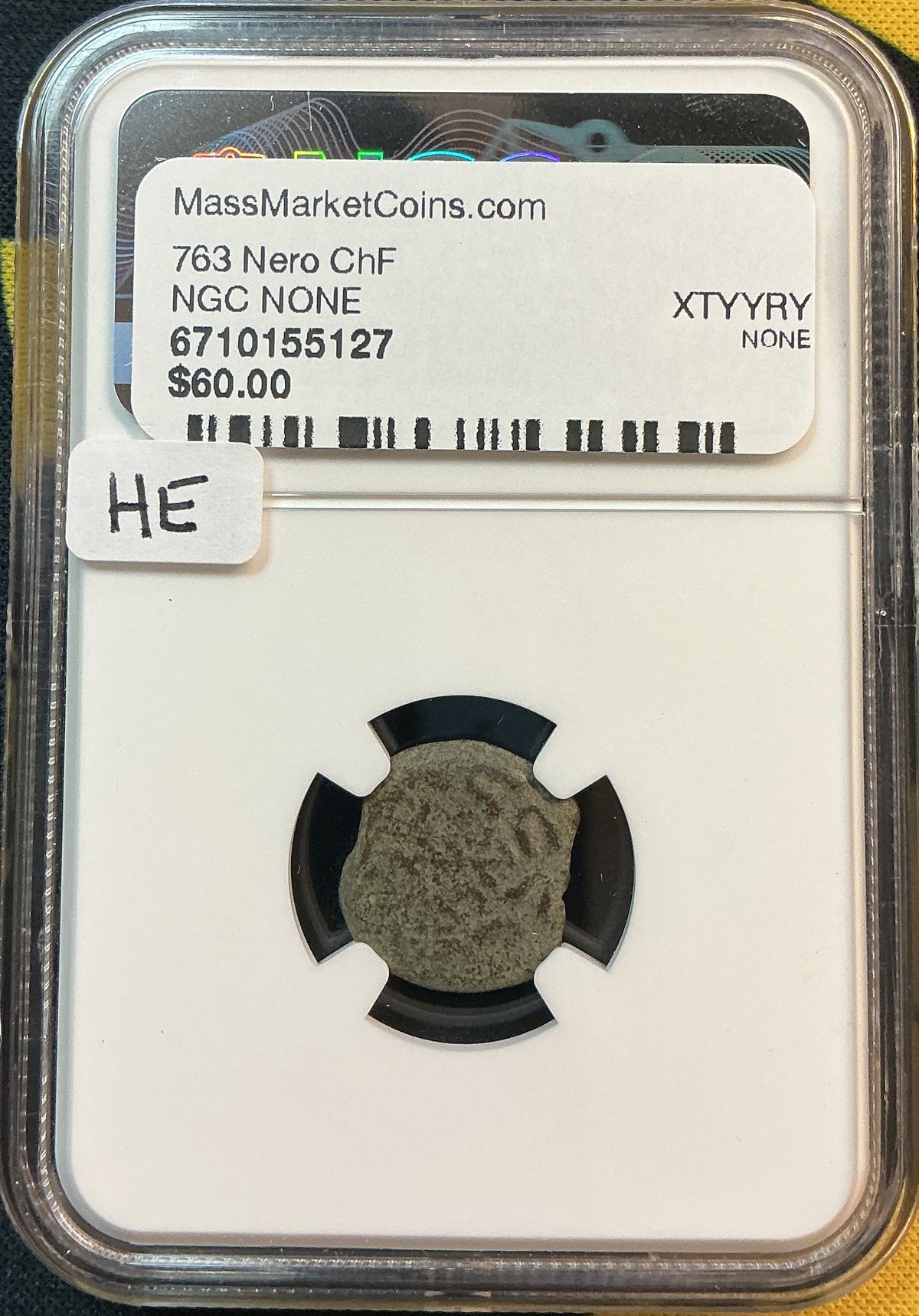 Ancient Coinage, F, Governors of Judaea, Porcius Festus, AD 59-62, Store #AT0013