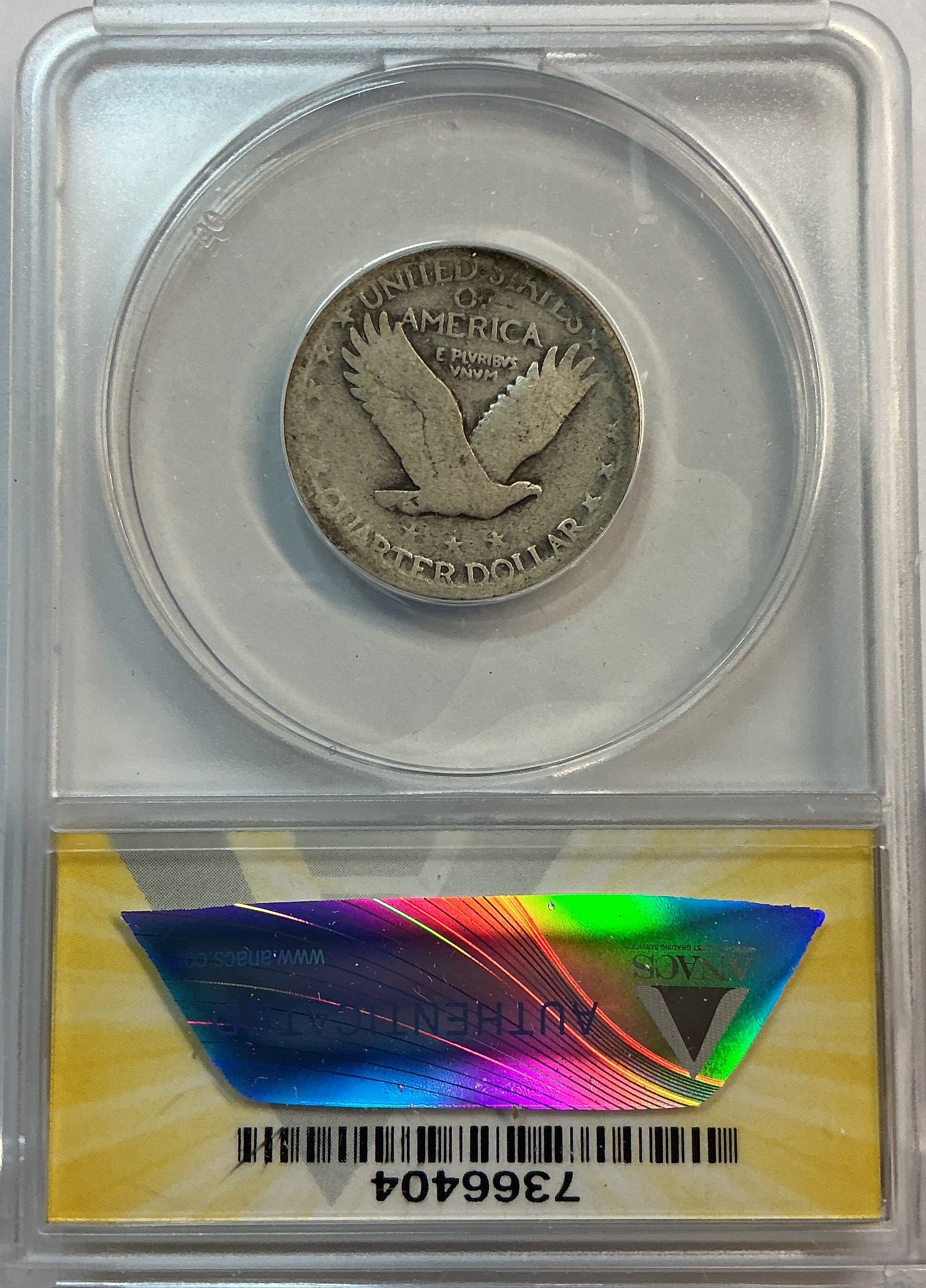 1930-S Standing Liberty Quarter, ANACS AG-3, Store #QR1638