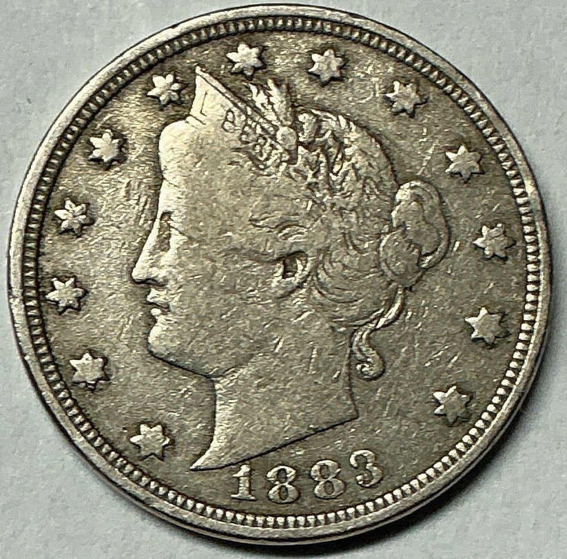 1883 Liberty Nickel, Fine Circulated Coin, Store #NL683