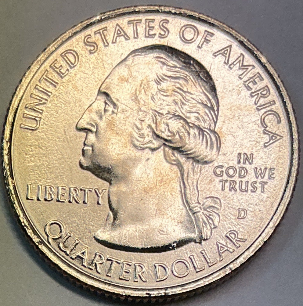 2012-D Brillant Uncirculated, Acadia National Park, Maine, Washington Quarter