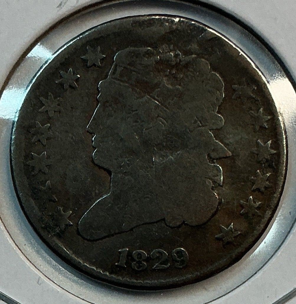 1829 Classic Head Half Cent, Fair Circulated Coin. Store #HT0021