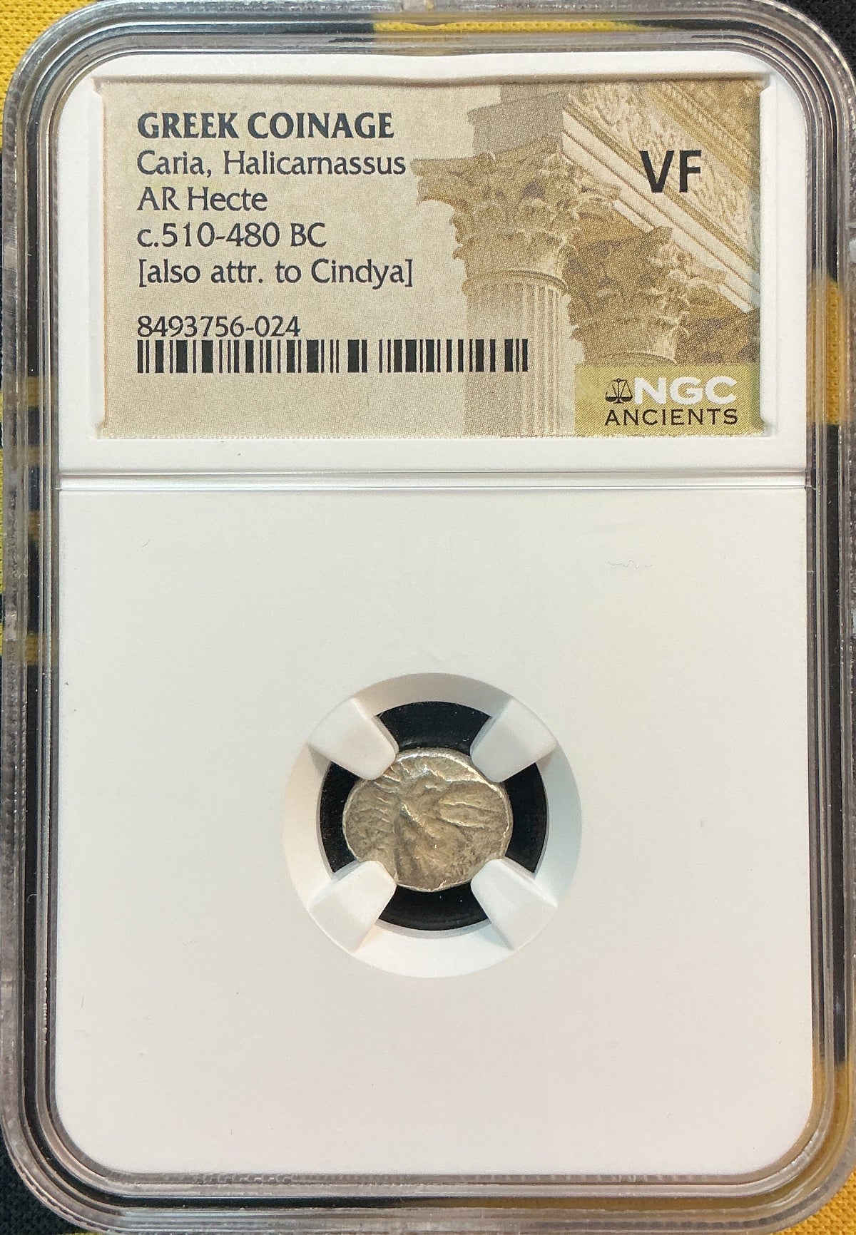 Ancient Coinage, VF, Greek Coinage, Carla, Halicarnassus, c.510-480 BC, Store #AT0046
