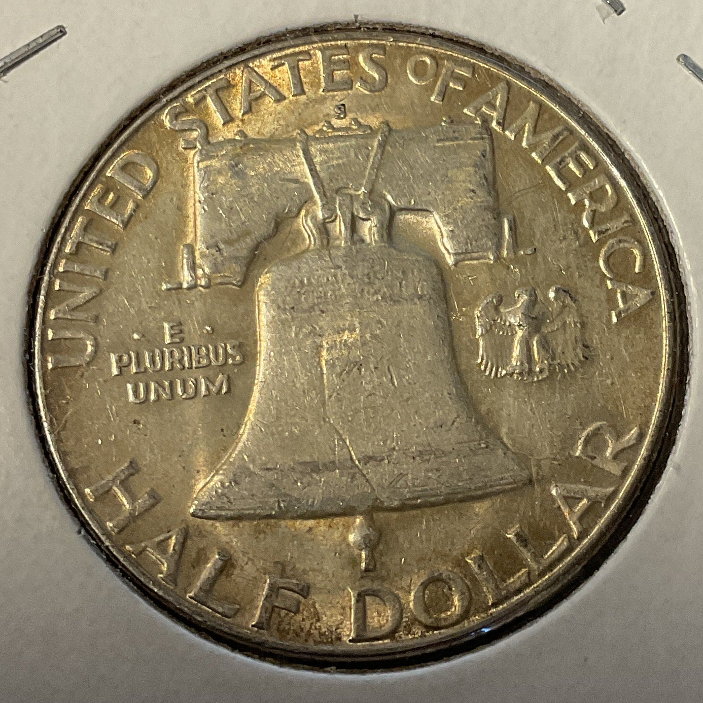 1951-S Ben Franklin Half Dollar, About Uncirculated Coin, Store #HR1807