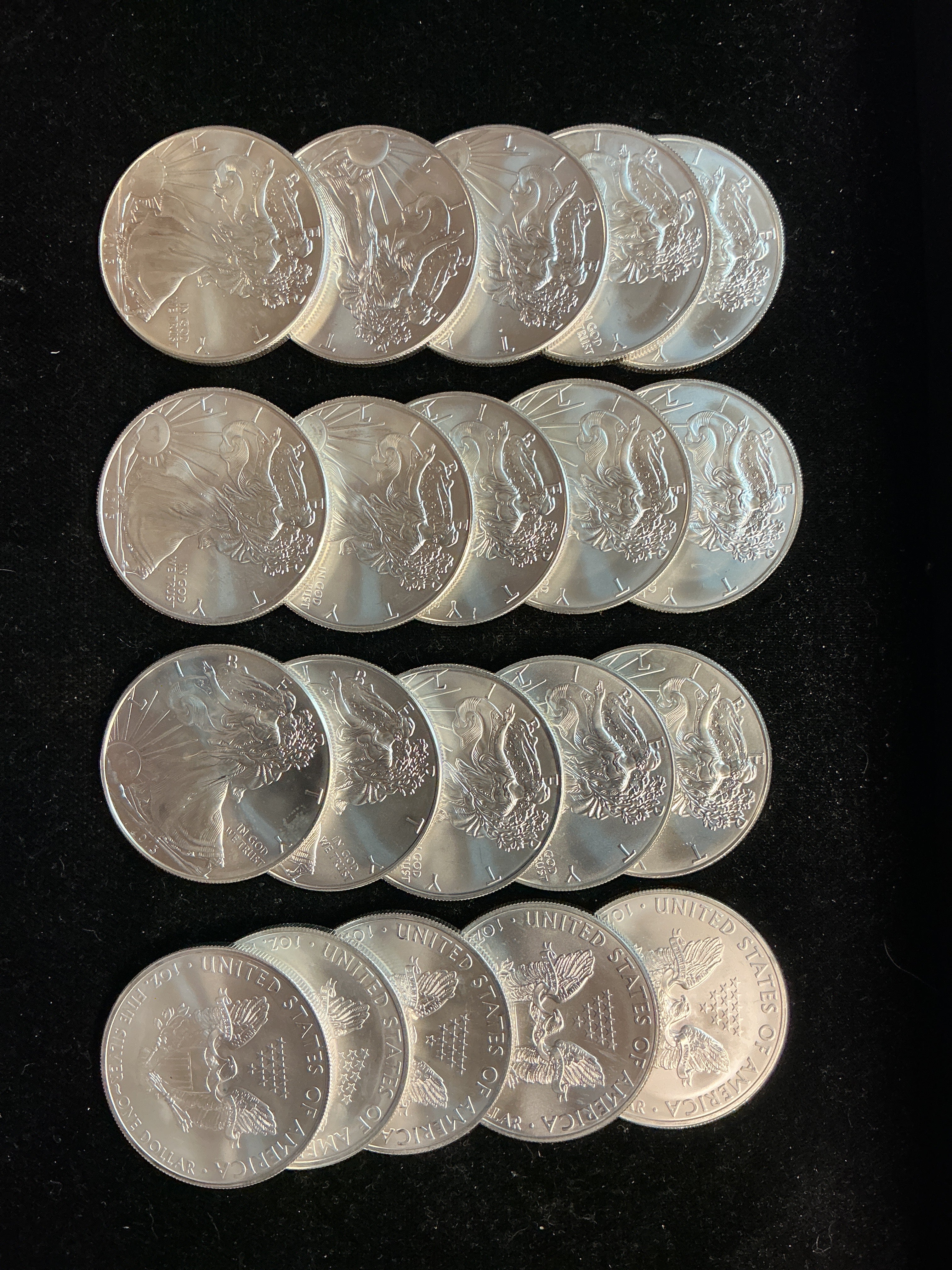 2013 American Silver Eagle Rolls. Store #SR026