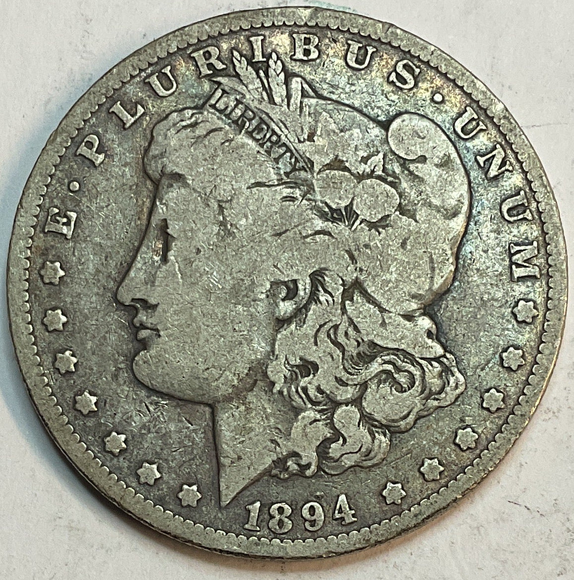 1894-O Morgan Silver Dollar, Fine Circulated Coin, Store #DR0908