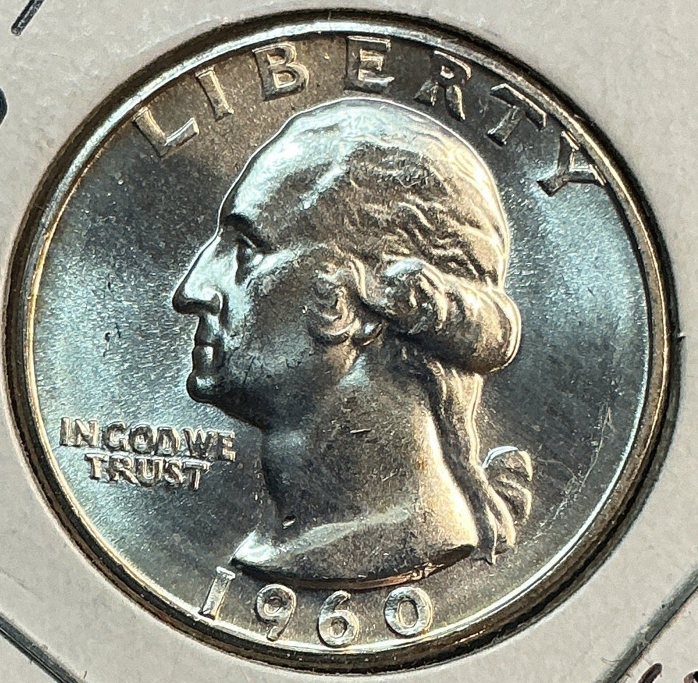 1960 Washington Quarter, Brillant Uncirculated Coin, Store #QR1856