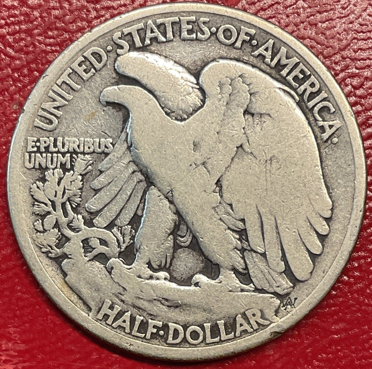 1916-D Walking Liberty Half Dollar, Abt Good Circulated Coin, Store #HR0683