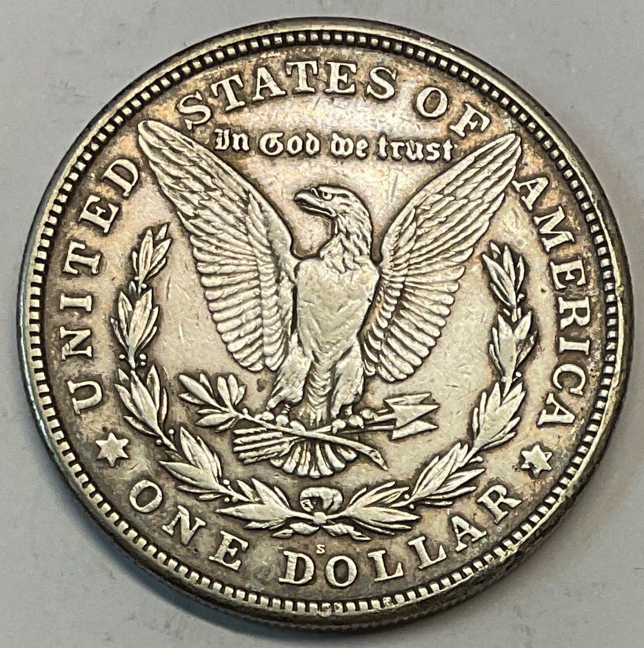 1921-S Morgan Silver Dollar, Very Fine Circulated Coin, Store #DR0929
