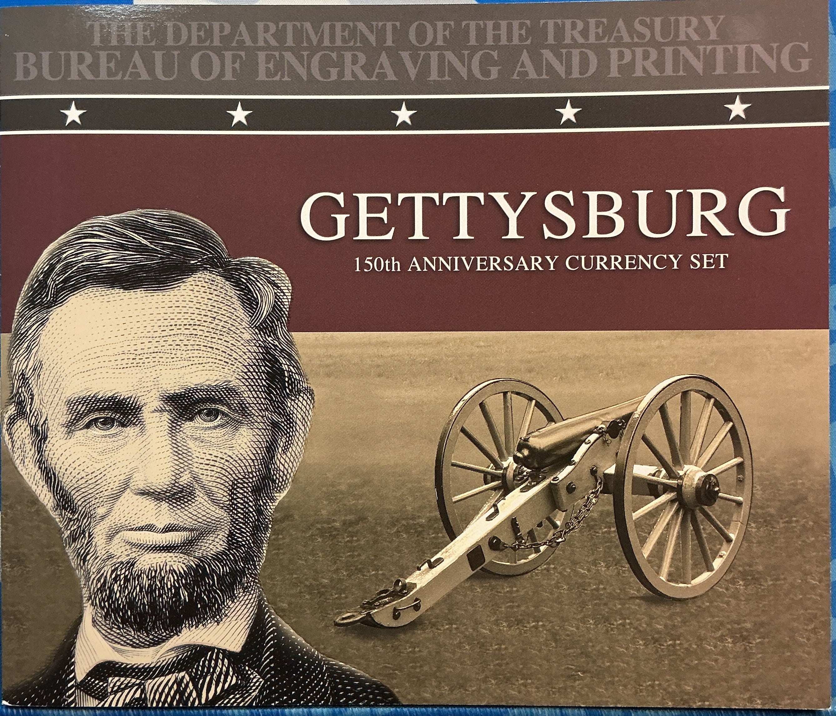 2009 Series $5 & $2 Notes, F.R.B, 150th Anniversary Gettysburg, #FRN005.