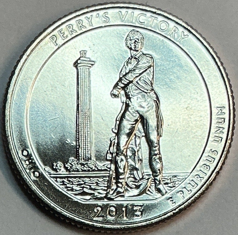 2013-D Uncirculated, Perry’s Victory and International Peace Memorial, Ohio, Washington Quarter